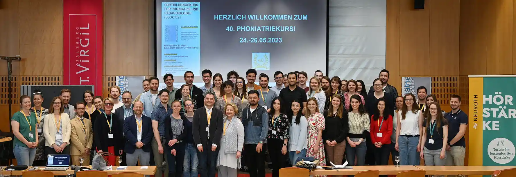 Teilnehmende beim Phoniatriekurs